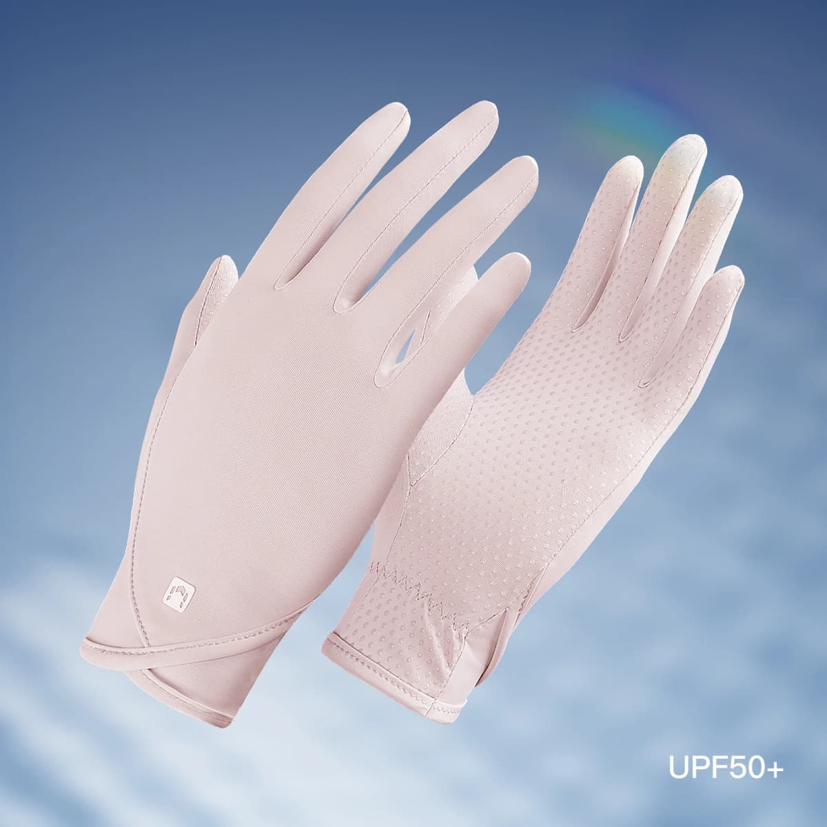 Sunscreen gloves Thin Ice Silk Women's for Women and Men Driving Electric Motorcycles Fishing UV Protection, Anti Slip,ventilate