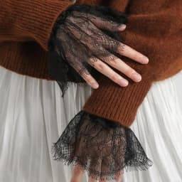 Decorated Cuffs Fake Sleeve for Wedding Dress Wild Decorative Lace Sleeves Flounces Wrist Sleeves Pleated Wrist Cuffs
