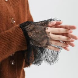 Decorated Cuffs Fake Sleeve for Wedding Dress Wild Decorative Lace Sleeves Flounces Wrist Sleeves Pleated Wrist Cuffs