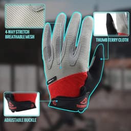 One Pair Gloves/Bike Gloves Full Finger Road Bicycle Gloves for Men and Women Anti-Slip Shock Gloves