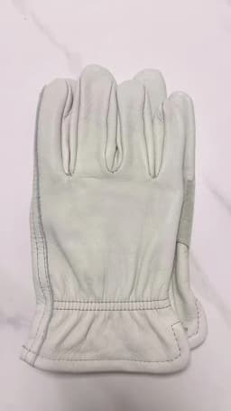 Men's Natural Cowskin Leather Non-slip Driving Gloves Male Genuine Leather White Sports Tactical Gloves R2079