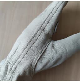 Men's Natural Cowskin Leather Non-slip Driving Gloves Male Genuine Leather White Sports Tactical Gloves R2079
