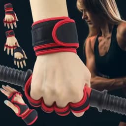 Fitness Men Women Gloves Gym Weightlifting Half Finger Wrist-Protecting Gloves Training Dumbbells Anti-Callus Anti Slip Gloves