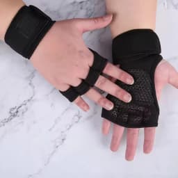 Fitness Men Women Gloves Gym Weightlifting Half Finger Wrist-Protecting Gloves Training Dumbbells Anti-Callus Anti Slip Gloves