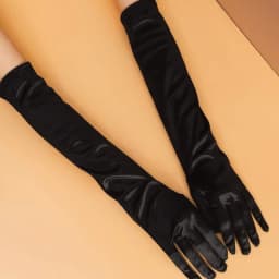 Women Multicolor 55CM Long Satin Ceremonial Gloves Elegant Retro Party Prom Cosplay Bridal Wedding Dress Fashion Accessories