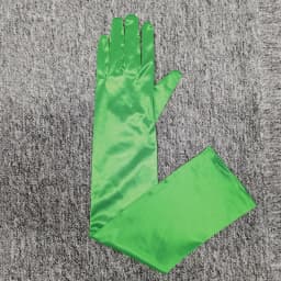 Women Multicolor 55CM Long Satin Ceremonial Gloves Elegant Retro Party Prom Cosplay Bridal Wedding Dress Fashion Accessories