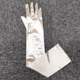 Women Multicolor 55CM Long Satin Ceremonial Gloves Elegant Retro Party Prom Cosplay Bridal Wedding Dress Fashion Accessories