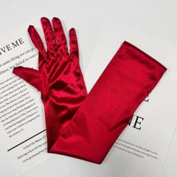 Women Multicolor 55CM Long Satin Ceremonial Gloves Elegant Retro Party Prom Cosplay Bridal Wedding Dress Fashion Accessories
