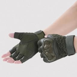Outdoor Tactical Gloves Sport Half Finger Military Men Women Combat Shooting Hunting Fitness