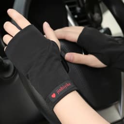 Half Finger Sunscreen Gloves for Men Sports Fitness Thin Breathable Outdoor Women Driving Riding Non-Slip High Elastic 1 Pair