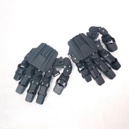 Multifunction Mechanical Wearable Hand Armor Tactical Punk Gloves Man Goth Techwear Style Cosplay Gloves Equipment