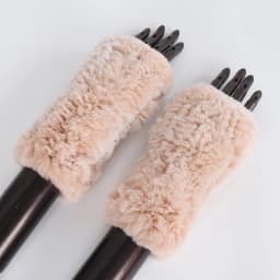 New Arrival Female Natural Rabbit Fur Gloves Knitted Warm Real Rex Rabbit Fur Mittens Women Winter Outdoor Rex Rabbit Fur Gloves