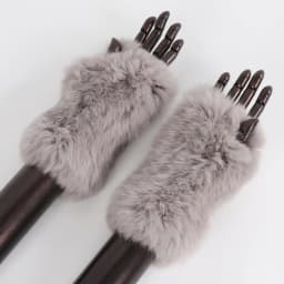 New Arrival Female Natural Rabbit Fur Gloves Knitted Warm Real Rex Rabbit Fur Mittens Women Winter Outdoor Rex Rabbit Fur Gloves