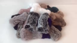 New Arrival Female Natural Rabbit Fur Gloves Knitted Warm Real Rex Rabbit Fur Mittens Women Winter Outdoor Rex Rabbit Fur Gloves