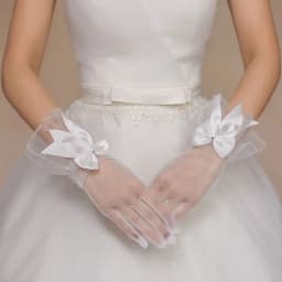 Women Sexy Lace Gloves White Mesh Tulle Gloves Lady Vintage Wedding Mittens For Lady Driving Gloves Thin Elbow Long Gloves