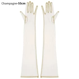Women Sexy Lace Gloves White Mesh Tulle Gloves Lady Vintage Wedding Mittens For Lady Driving Gloves Thin Elbow Long Gloves