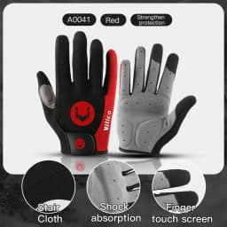 Shockproof Cycling Gloves Finger Sport Gloves Men Women Summer Gym Fitness MTB Road Bicycle Gloves