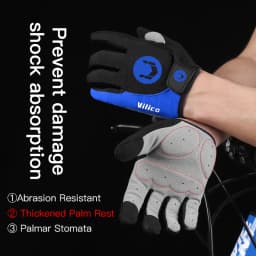 Shockproof Cycling Gloves Finger Sport Gloves Men Women Summer Gym Fitness MTB Road Bicycle Gloves