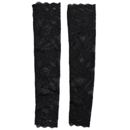 New Women Summer Black White Lace Flowers Arm Sleeves Elastic Driving Gloves Elegant Long Fingerless Mittens Sunscreen Gloves