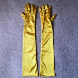 55cm Women Solid Satin Elegant Formal Evening Etiquette Long Gloves Bride Dress Party Soft Smooth Cosplay Stage Performance