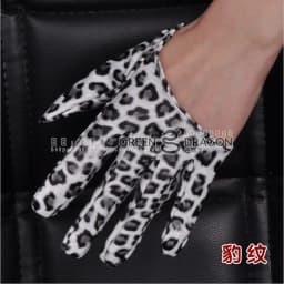 Women's Full racerback faux PU leather ds gloves sexy half palm gloves hip hop dancing motorcycle gloves