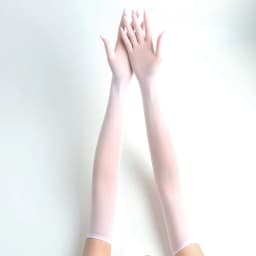 Women Sexy Lace Thin Transparent High Elasticity Long Gloves Nightclub Cosplay Man Solid Seamless Tight Stocking Gloves Sunscree
