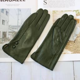 Women's Winter Warm Color Leather Gloves Fashion Striped Style Windproof Sheepskin Velvet Lining Driving Gloves