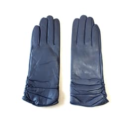 Women's Sheepskin Leather Gloves With Velvet Lining For Warmth in Autumn and Winter Outdoor Anti Cold Motorcycle Driving Gloves