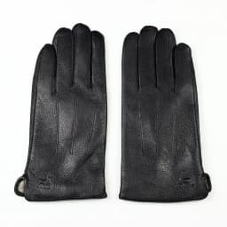 Men's Deer Skin Goat Skin Gloves Fashionable Driver's Autumn and Winter Thick Anti Cold and Warm Motorcycle Riding Gloves