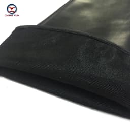 CHING YUN Lady Long Glove Fashion Sheepskin Leather Black Gloves Women Genuine Mittens Female Thin Lining Style Arm Sleeve