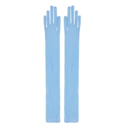 Long Gloves Women Full Finger Sunscreen Gloves Stretchy Mesh See Through Sheer Mittens Anti-UV Driving Hiking Outdoor Gloves