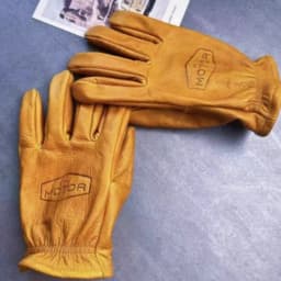 1Pair Retro Gloves High Quality Men Women Gloves First Layer Cowhide Wear-resistant Camping Mittens