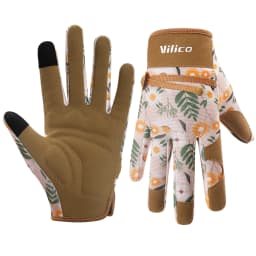 Gardening Gloves for Women Breathable Ladies Leather Garden Yard Gloves Best Gift for Gardeners