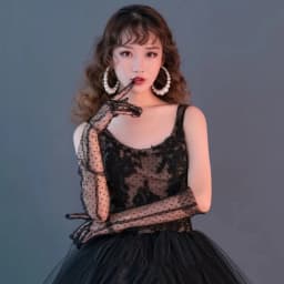 1Pair Women Vintage Tulle Gloves Ultra Thin Long Finger Wedding Bridal Gloves Bridal Gown Mittens Evening Prom Decor Party Dress