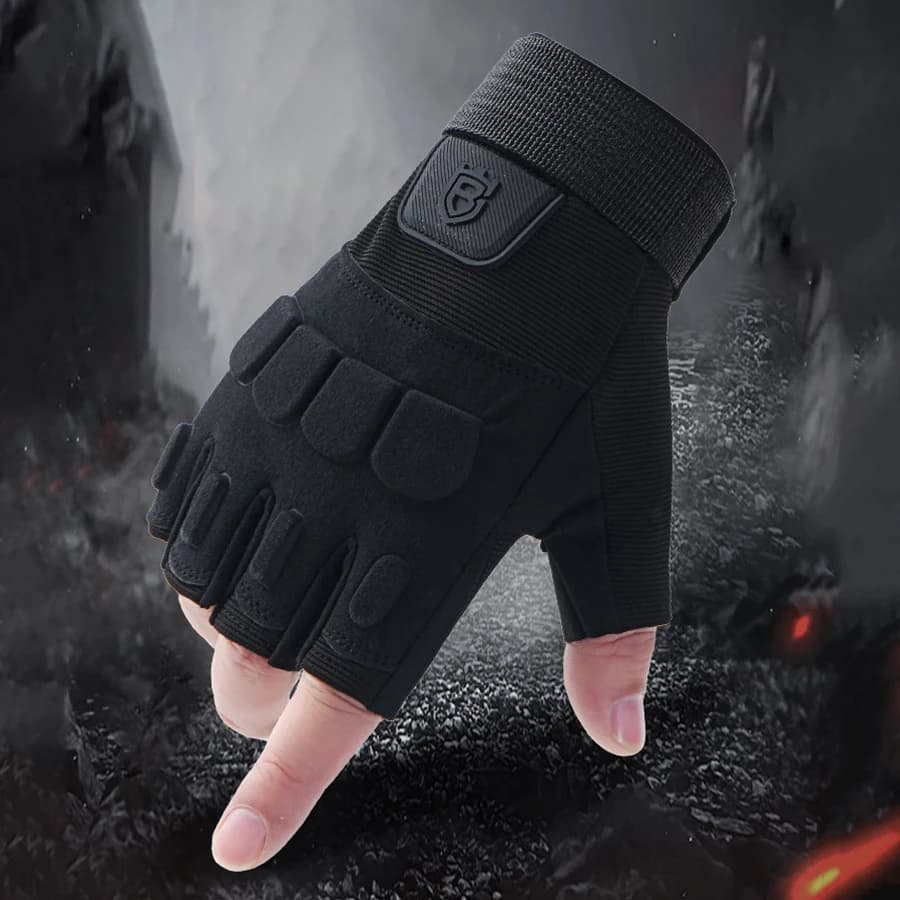 Hunting Training Gloves Half Finger Gloves Breathable Non-slip Gloves Sports Cycling Hiking Fishing Outdoor Equipment for Men