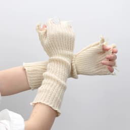 1pair Black Tattered Punk Unisex Fingerless Cuff Knit Gloves Women Men Elbow Length Mittens Broken Stretch Arm Warmer Gloves