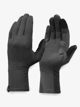 Men's Women's Merino Wool Gloves Outdoor Hiking Touchscreen-Compatible Warm Quick-Dry Climbing Cycling Gloves