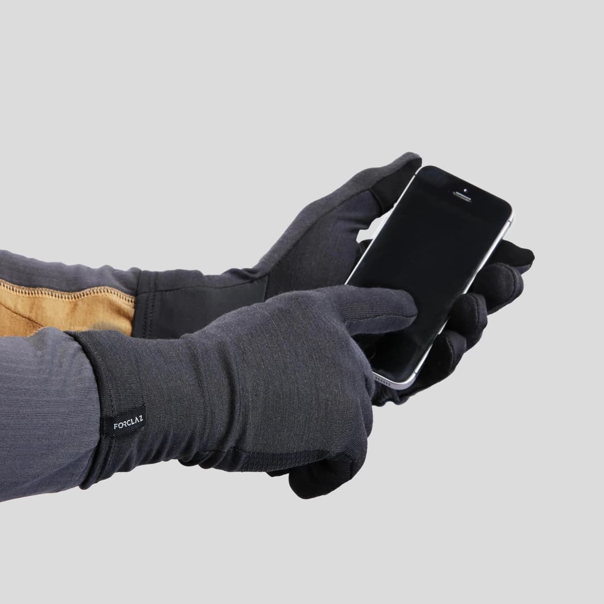 Men's Women's Merino Wool Gloves Outdoor Hiking Touchscreen-Compatible Warm Quick-Dry Climbing Cycling Gloves