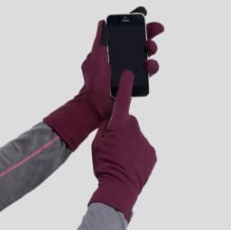 Men's Women's Merino Wool Gloves Outdoor Hiking Touchscreen-Compatible Warm Quick-Dry Climbing Cycling Gloves
