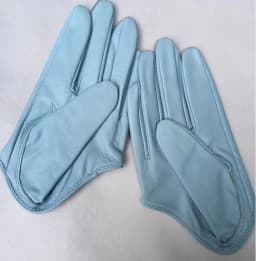 Autumn and Winter Women's Short Design Sheepskin Gloves Thin Genuine Leather Gloves Half Palm Black Glove 8 Colors R025