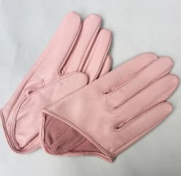 Autumn and Winter Women's Short Design Sheepskin Gloves Thin Genuine Leather Gloves Half Palm Black Glove 8 Colors R025