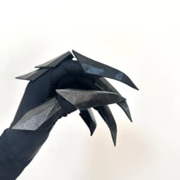 Handmade Gluing Flexible Wearable Hand Armor Unisex Halloween Cosplay Techwear Punk Gloves Movable Mechanical Plastic Claw