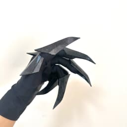 Handmade Gluing Flexible Wearable Hand Armor Unisex Halloween Cosplay Techwear Punk Gloves Movable Mechanical Plastic Claw