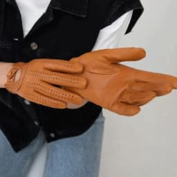 Women's Genuine Sheepskin Gloves Outdoor Riding Breathable Comfortable Motorcycle Gloves Fashion Casual Warm Gloves