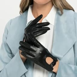 Women's Genuine Sheepskin Gloves Outdoor Riding Breathable Comfortable Motorcycle Gloves Fashion Casual Warm Gloves