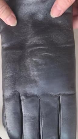 Men's Winter Thick Warm Leather Gloves Enlarged Sheepskin Fur Lined Windproof Cold Resistant Outdoor Motorcycle Riding Gloves