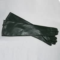 Winter New Lady Fashion Sheepskin Leather Gloves Women Genuine Leather Mittens Female Long StyleArm Sleeve