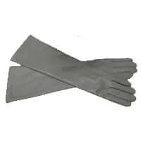 Winter New Lady Fashion Sheepskin Leather Gloves Women Genuine Leather Mittens Female Long StyleArm Sleeve