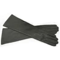 Winter New Lady Fashion Sheepskin Leather Gloves Women Genuine Leather Mittens Female Long StyleArm Sleeve