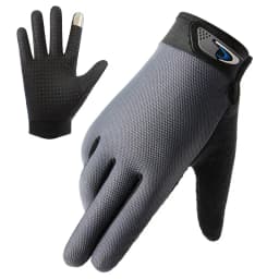 Summer Men Fishing Gloves Women Two Finger Cut Male Touchscreen Angling Anti-Slip Sun-Proof Breathable Cycling Fitness Gloves
